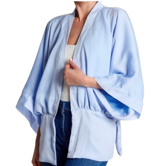 COPY - Anthropologie Floret Blue Violetta Open Front
Kimono Cardigan One Size F… - Picture 2 of 9